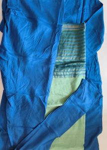 Fabindia Blue Silk Kurta