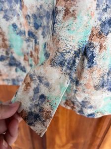 Blue Multi Color Dress