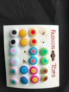 Funky Stud Earrings Pp 12 Rs
