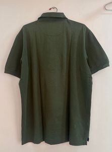 Louis Philippe Green Polo T-Shirt