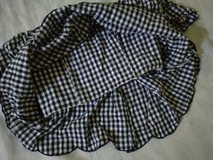 Gingham-style Off-shoulder Top🖤