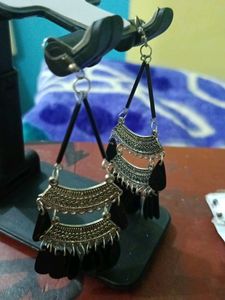 Black jaipuri Earrings
