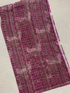 Pink Printed Saree
