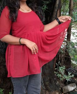 Short Georgette Kurti