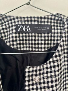 Zara Plaid Coat