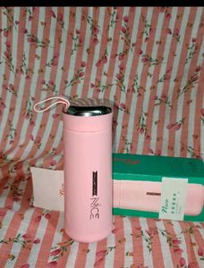 Pink &#39;Nice&#39; Vacuum Flask - Keep Drinks Hot or Cold