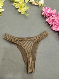 Striped Brown Thong✨