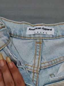 Denim High-Waisted Shorts