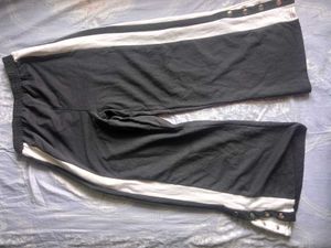Black &amp; White Track Pants