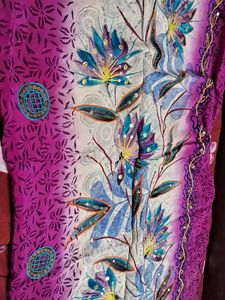 Elegant Floral Saree