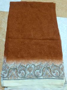 Brown saree