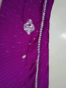 Elegant Purple Saree