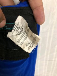 Aqua Green Blue Sleevless Top