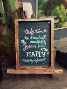 Miniature Black Board Cute Decor