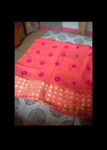 Bandhani saree in 350 rs cash