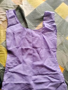 Lovender Lakhnavi Chikankari Kurti