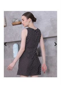 Polka Dot Mini A line  Dress
