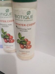 *NEW* Biotique Winter Cherry Lotion Pack Of 2