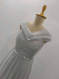 Elegant Off-Shoulder Gown