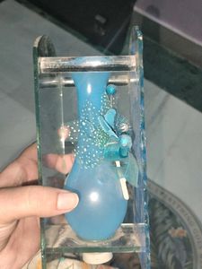 Blue Birdcage Resin Art