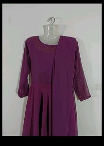 Elegant Purple Kurta