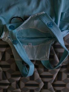Cute Dungaree And Nicker Set with Dragonflies
