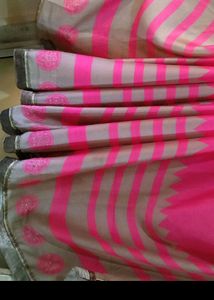 Rose Pink Saree