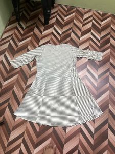 Striped A-Line Dress