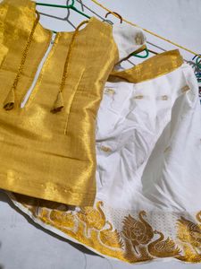 Tradtional Kerala Dress Long Skirt And Blouse