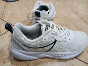 Campus White Running Shoes