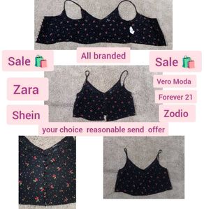 Black 🖤 With🍒 Printed Very Stylish Shein Top
