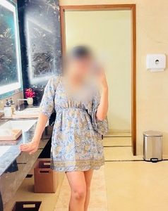 Boho Chic Blue Floral Kaftan Dress