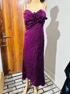 Elegant Purple Maxi Dress