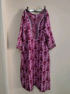 Vintage Floral Print Dress