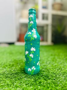 Hand-Painted Decorative Bottles(set Of 2)