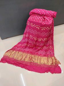 Gaji Silk Bandhani Saree 🥻 😍