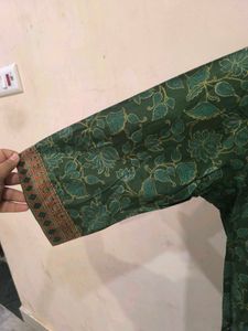 Green Printed Kurti