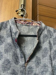 Kurta With Patchwork And Matching Palazzos