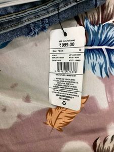 Shein Star Patch straight fit Jeans