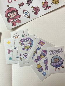 Diary Note Book Sticker Combo