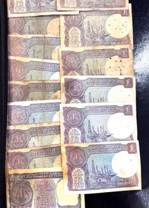 Used Rare Rs “1” fifteen notes