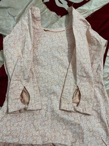 Peach Kurti