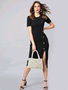 Black Bodycone Dress