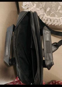 Black Leather Briefcase