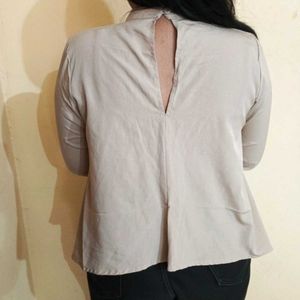 Lace Up Choker Neck Top