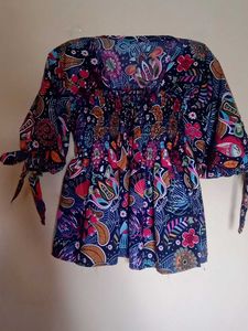 A Beautiful Printed Floral Top
