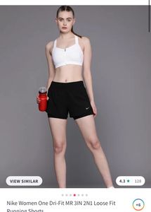 Nike Double Shorts Dri-Fit Girl Running
