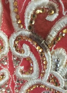 Gown With Embroidery