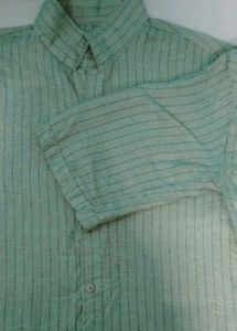 Full Hand Green Shirt L Size