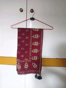 Dark Green &amp; Maroon Kurta Set